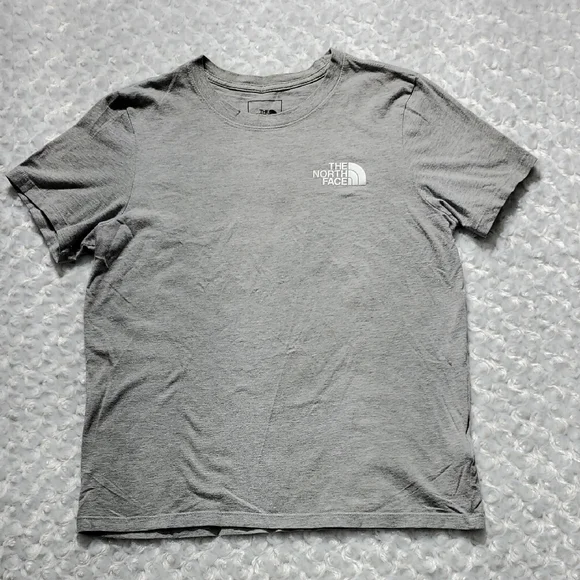 The North Face Men's Light Gray Tee - Picture 1 of 7